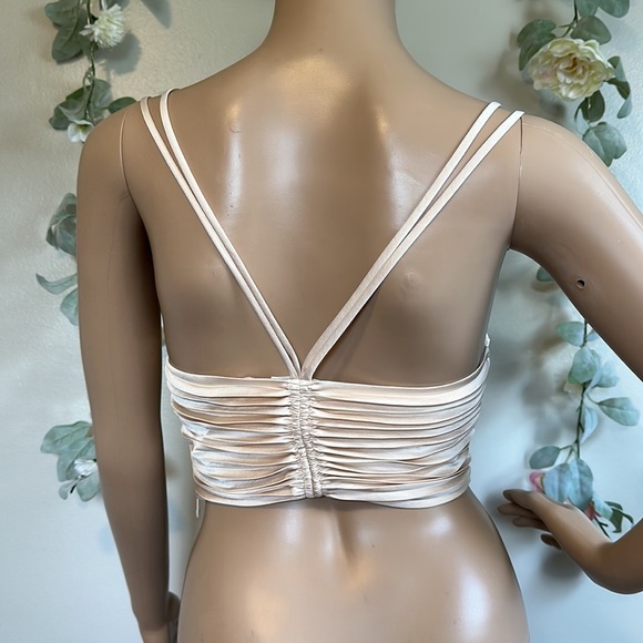 A.L.C. Ari Pleated Crop Top - Picture 10 of 14